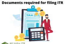 Documents required for filing ITR